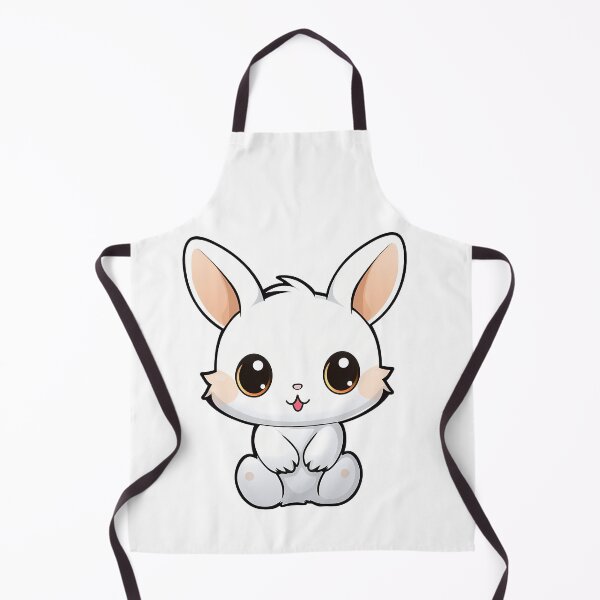 Item preview, Cute white bunny - Kawaii designed and sold by Vansky-Art.