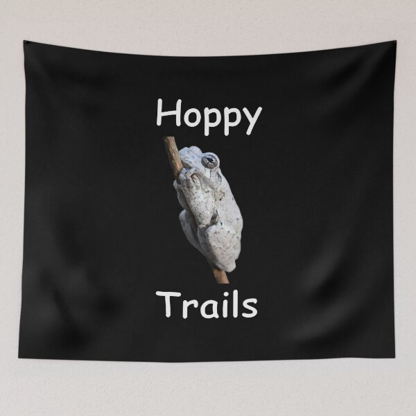 Item preview, Hoppy Trails Gray Tree Frog designed and sold by Paul-Prints.