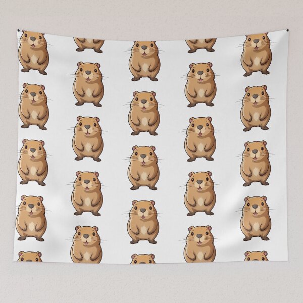 Item preview, Cute Marmot - Cartoon style designed and sold by Vansky-Art.