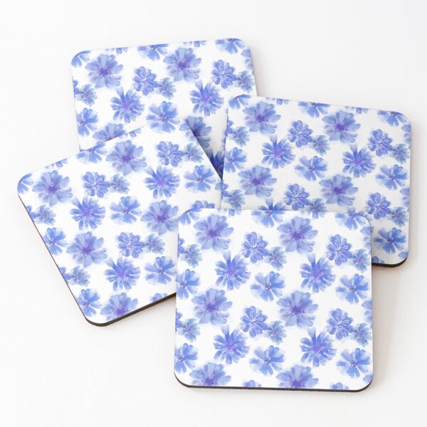 Item preview, Completely Cornflowers: Blue Floral Watercolour Pattern designed and sold by Clare Walker.