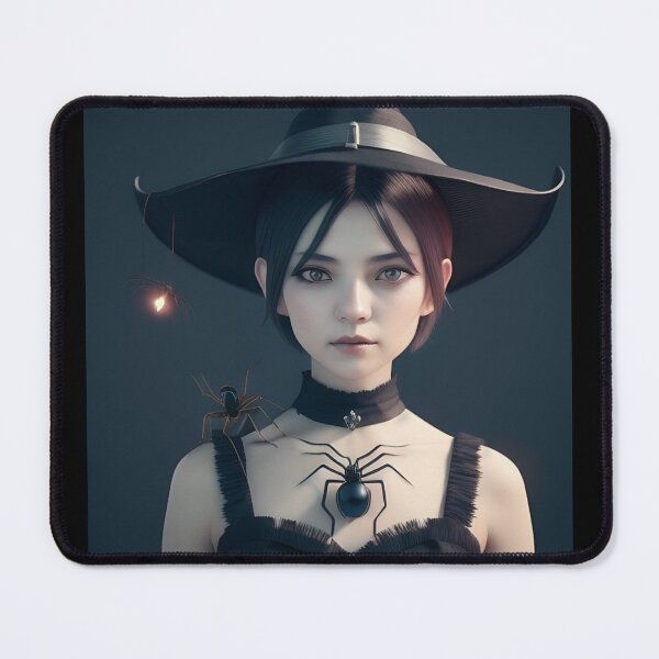 Item preview, Young female witch with spider  designed and sold by AudreyTM.