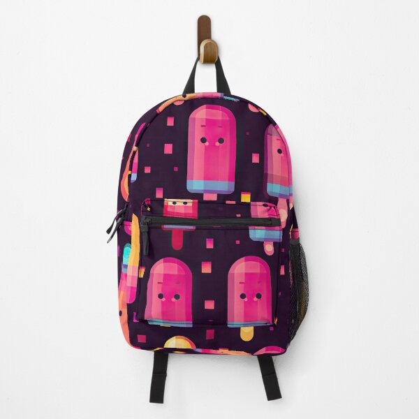 Item preview, Kawaii cute pixel popsicle pattern designed and sold by AeonAcademy.