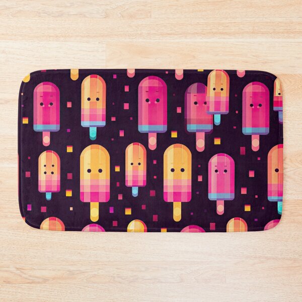 Item preview, Kawaii cute pixel popsicle pattern designed and sold by AeonAcademy.