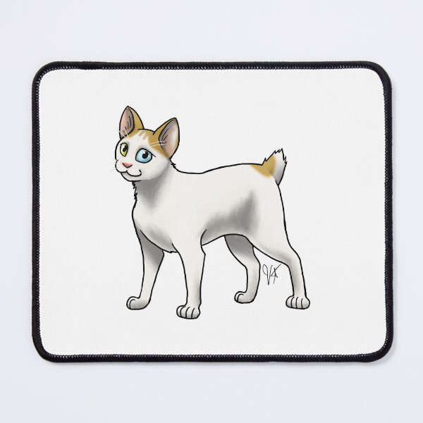 Item preview, Cat - Japanese Bobtail - Orange and White designed and sold by Jennifer Stolzer.