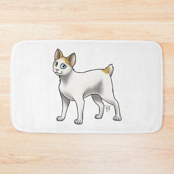 Item preview, Cat - Japanese Bobtail - Orange and White designed and sold by Jennifer Stolzer.