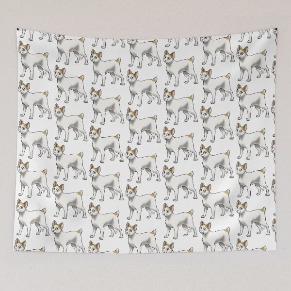 Item preview, Cat - Japanese Bobtail - Orange and White designed and sold by Jennifer Stolzer.