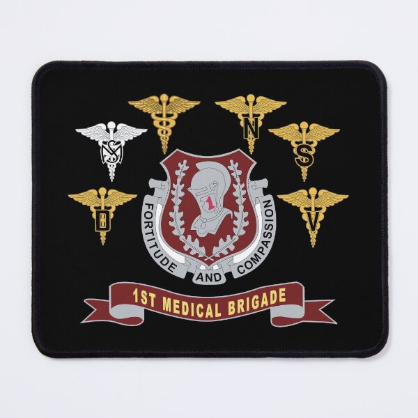 Item preview, Army - 1st Medical Brigade - DUI  - Br - Ribbon X 300 designed and sold by Military Insignia Products.