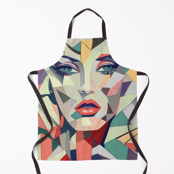 Item preview, Cubist-style portrait of a fashion girl model designed and sold by ElliOzy.