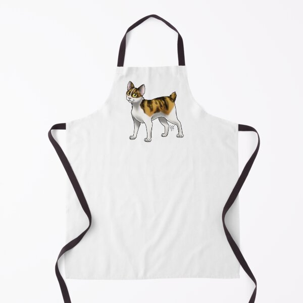 Item preview, Cat - Japanese Bobtail - White and Calico designed and sold by Jennifer Stolzer.