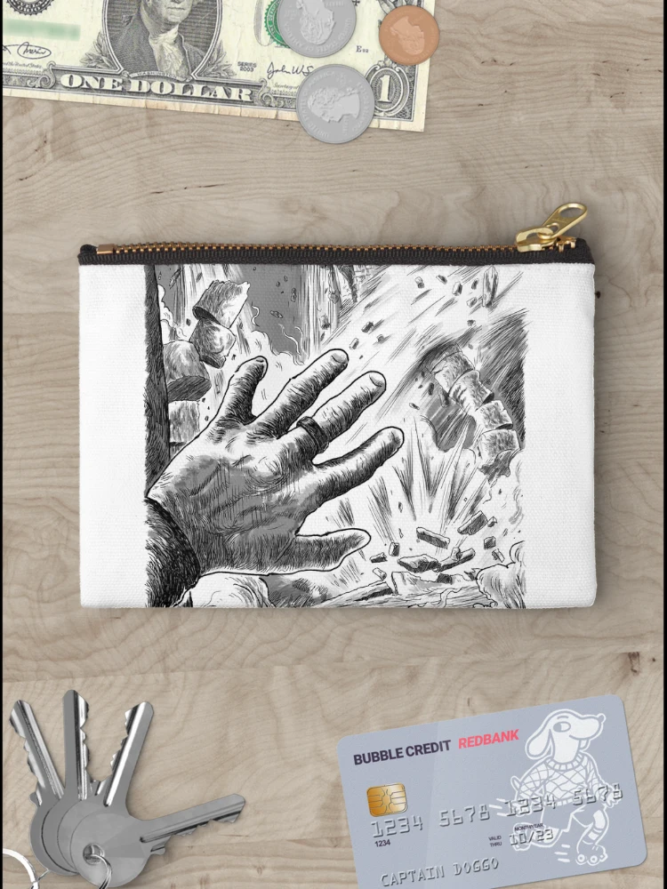 Thumbnail 3 of 4, Zipper Pouch, temple falling down designed and sold by RackhamTheRoux.