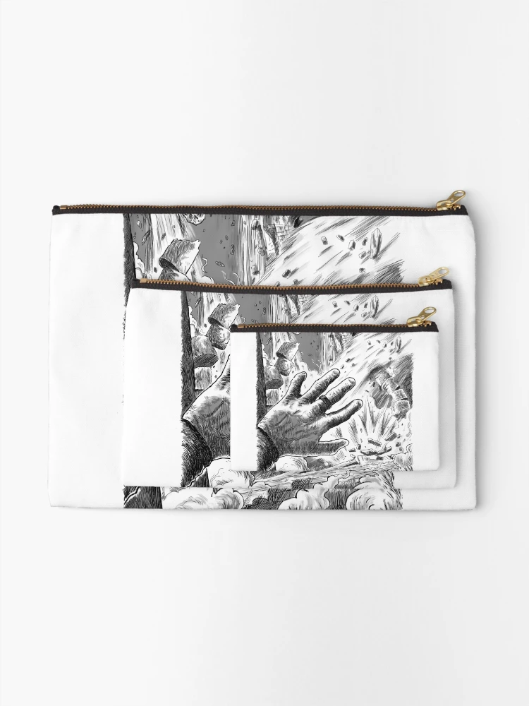 Thumbnail 2 of 4, Zipper Pouch, temple falling down designed and sold by RackhamTheRoux.