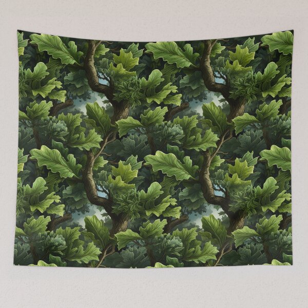 Item preview, Green Leaves Pattern 19 designed and sold by DigitalPatternx.