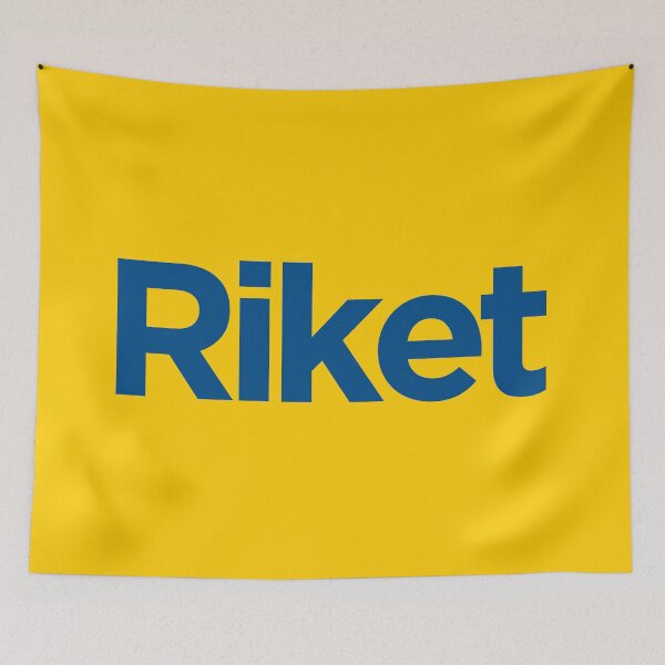 Item preview, Riket (text) designed and sold by PartietRiket.