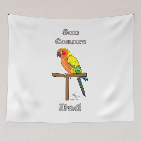 Item preview, Sun Conure Dad -- Oscar Jones designed and sold by Laughing Parrot Studio.