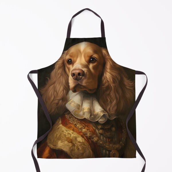 Item preview, Aristocratic Cocker Spaniel Portrait Art designed and sold by ConfettiSkyArt.