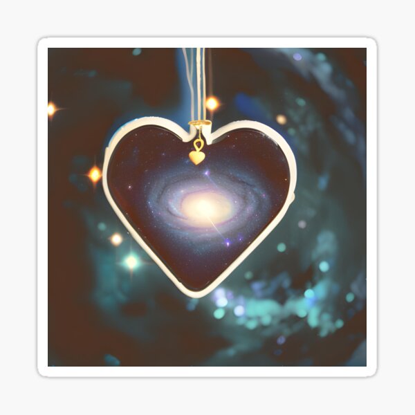 Item preview, Heart Stopper Galaxy Necklace. designed and sold by Eden-Area.
