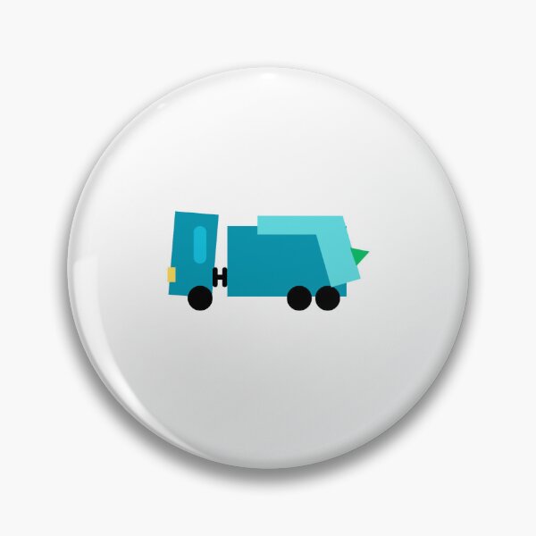 Item preview, bin lorry (garbage truck) blue theme v1 designed and sold by fishpressink.