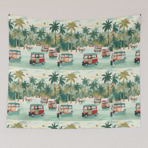 Item preview, Exploring the Bustling Streets of Bangkok: The Iconic Thai Tuk Tuk Experience designed and sold by nanakoe.