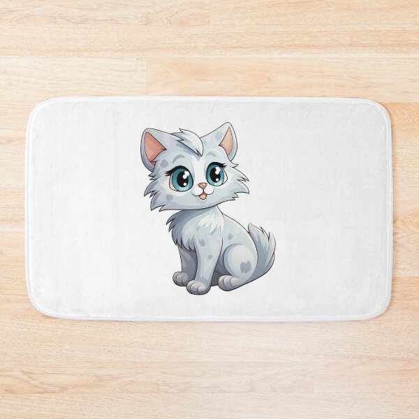 Item preview, Cute white cat - Cartoon Style designed and sold by Vansky-Art.