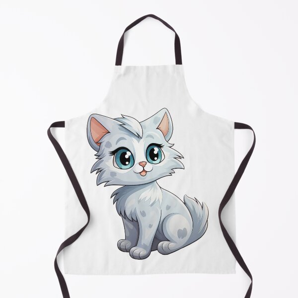 Item preview, Cute white cat - Cartoon Style designed and sold by Vansky-Art.