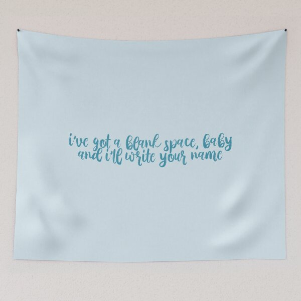 Item preview, Blank Space Lyrics Taylor Swift designed and sold by BoldNFresh.