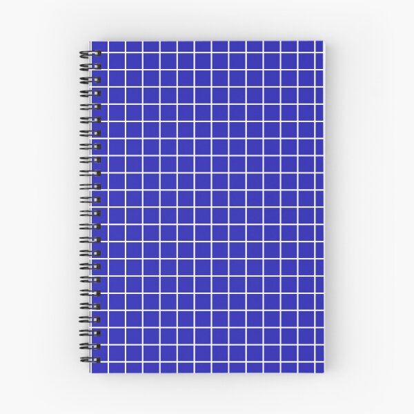 Item preview, Ultramarine Blue Grid Pattern designed and sold by tonymagnerart.