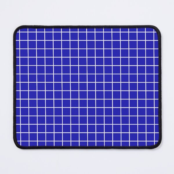 Item preview, Ultramarine Blue Grid Pattern designed and sold by tonymagnerart.