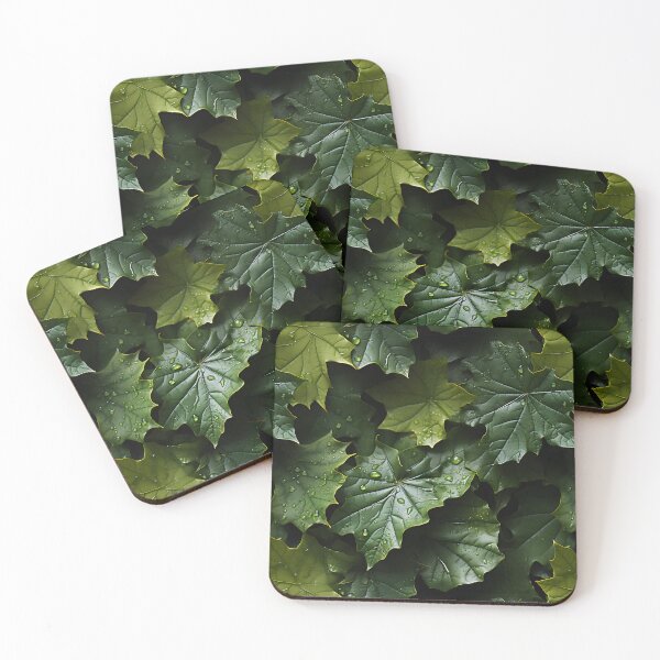 Item preview, Green Leaves Pattern 21 designed and sold by DigitalPatternx.