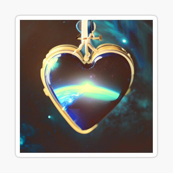 Item preview, Heart Stopper Earth Galaxy Necklace. designed and sold by Eden-Area.