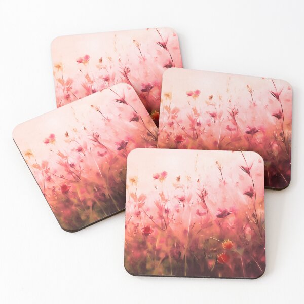 Item preview, The Patchwork Meadow - Red designed and sold by ArtSea-Bubble.