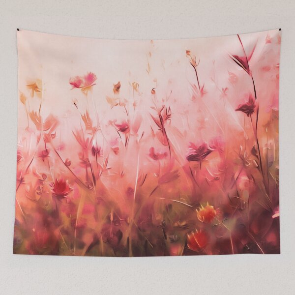 Item preview, The Patchwork Meadow - Red designed and sold by ArtSea-Bubble.