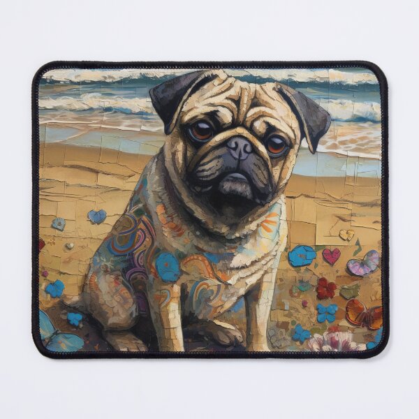 Item preview, Pug's Seashore designed and sold by Ivan Guaderrama.