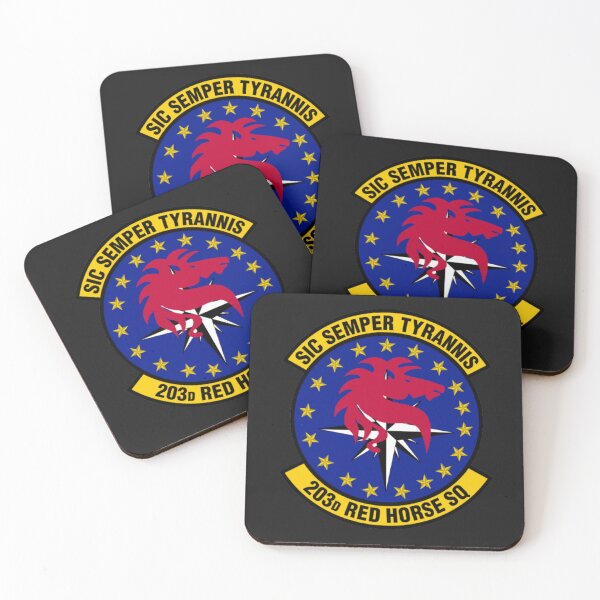 Item preview, 203d RED HORSE Patch Blue designed and sold by Rdhorsevabch203.
