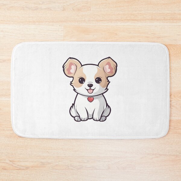 Item preview, Cute Dog with heart-shaped medallion designed and sold by Vansky-Art.