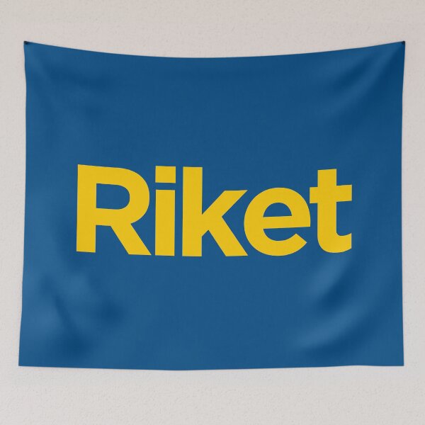 Item preview, Riket (text, gul) designed and sold by PartietRiket.