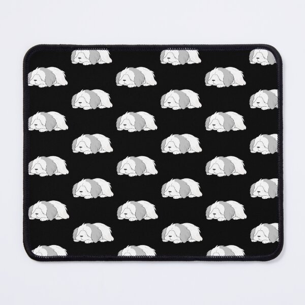 Item preview, Cute Bearded Collie Sleep White designed and sold by LudwikeArts.