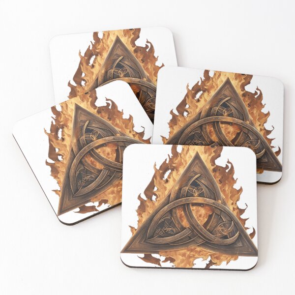 Item preview, Wiccan Triquetra Trinity Knot Burning designed and sold by OnlyClassicArt.