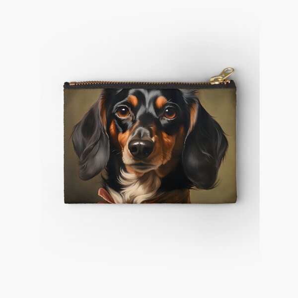 Item preview, Aristocratic Dachshund Portrait Art designed and sold by ConfettiSkyArt.