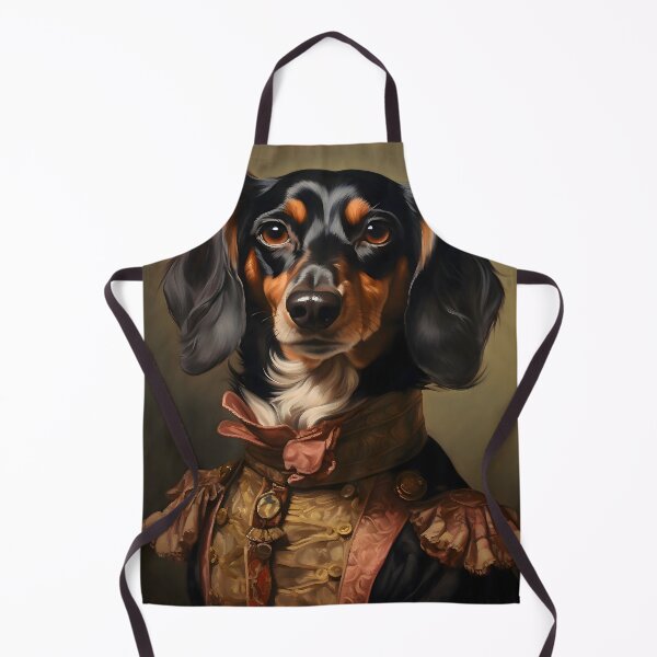 Item preview, Aristocratic Dachshund Portrait Art designed and sold by ConfettiSkyArt.