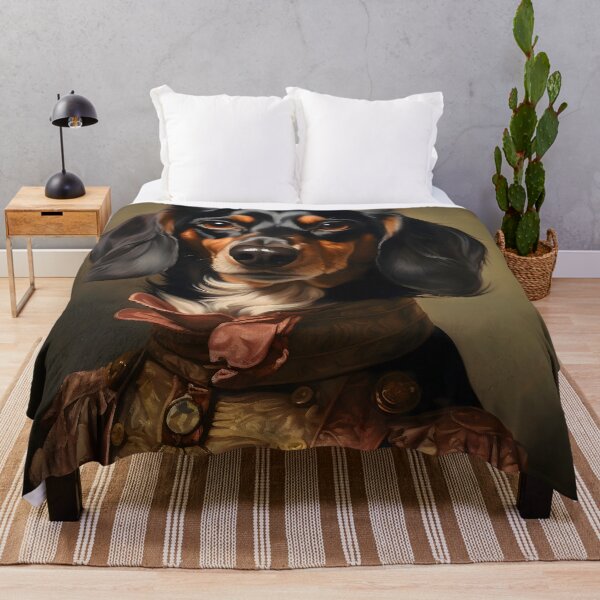 Item preview, Aristocratic Dachshund Portrait Art designed and sold by ConfettiSkyArt.