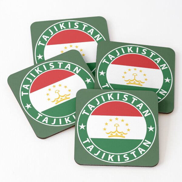 Item preview, Tajikistan flag coat of arms designed and sold by Skykratzer.