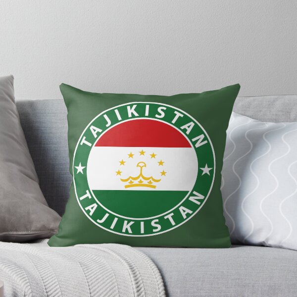 Item preview, Tajikistan flag coat of arms designed and sold by Skykratzer.