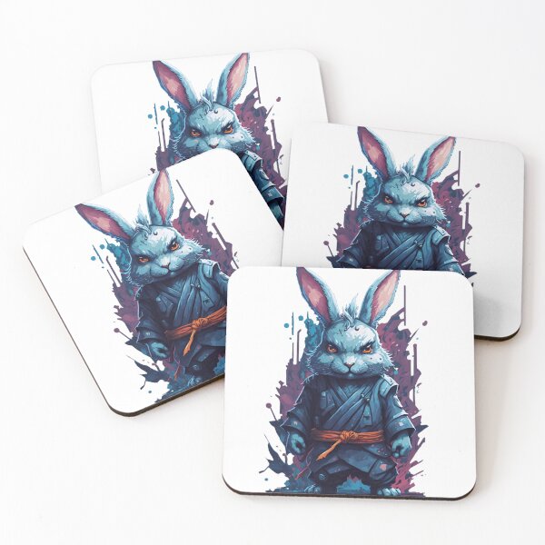 Item preview, rabbit ninja imperial warrior 3 designed and sold by RabbitPrints.