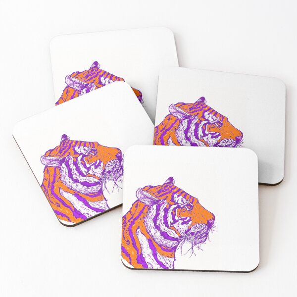 Item preview, Tigers in Purple and Orange designed and sold by QCuLT.