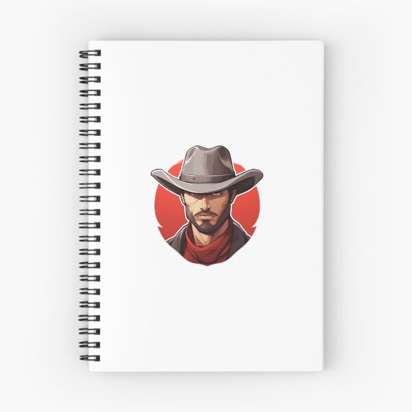 Item preview, Tough Cowboy in Hat Sticker designed and sold by BySpinny.