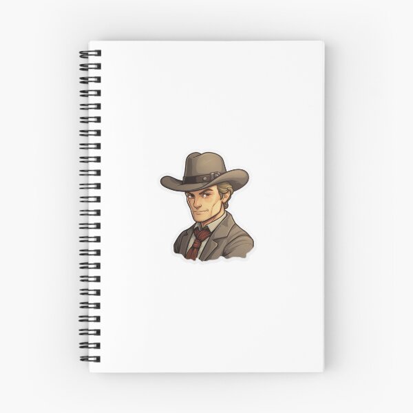 Item preview, Tough Cowboy in Hat Sticker designed and sold by BySpinny.