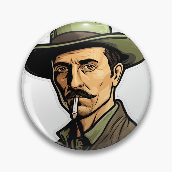 Item preview, Tough Cowboy in Hat Sticker designed and sold by BySpinny.