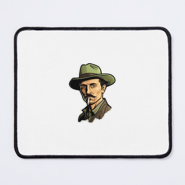 Item preview, Tough Cowboy in Hat Sticker designed and sold by BySpinny.