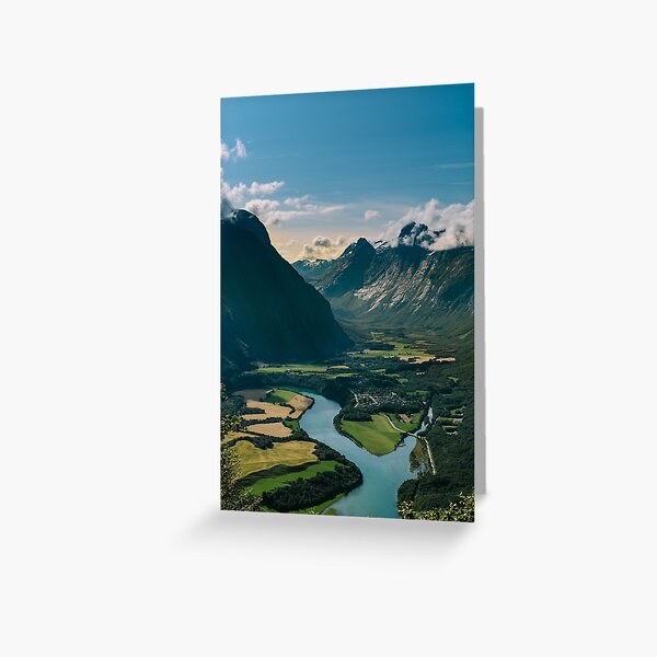Norwegian Fjords Greeting Card