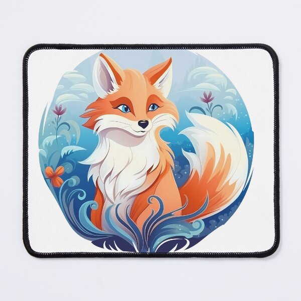 Item preview, Fox in a mystic forest - Cartoon Style designed and sold by Vansky-Art.